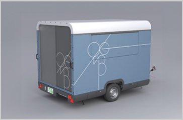 オフグリッドモバイルベース（生産性向上、働き方改革、DX推進に寄与する移動オフィス・休憩室）