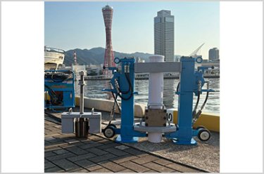 プルデバイス、単管杭抜き機、プルデバイスGR、ガードレール支柱引抜機