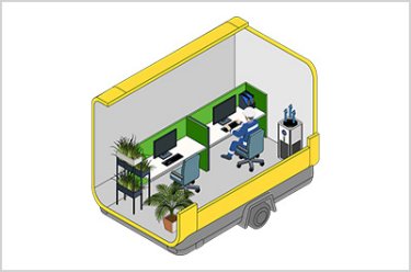 建設現場の生産性を高める現場直結型オフィス（建設業界DX）