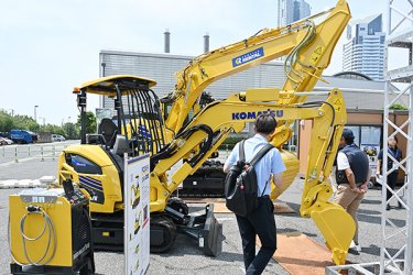 GX建機パビリオンの様子（前回 大阪展）