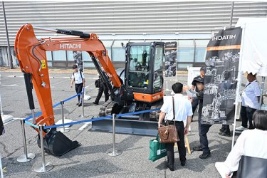 GX建機パビリオンの様子（前回 大阪展）