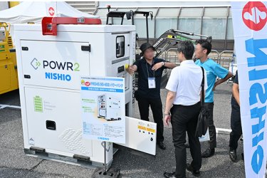 GX建機パビリオンの様子（前回 大阪展）