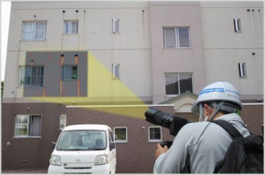 AIによる外壁調査技術